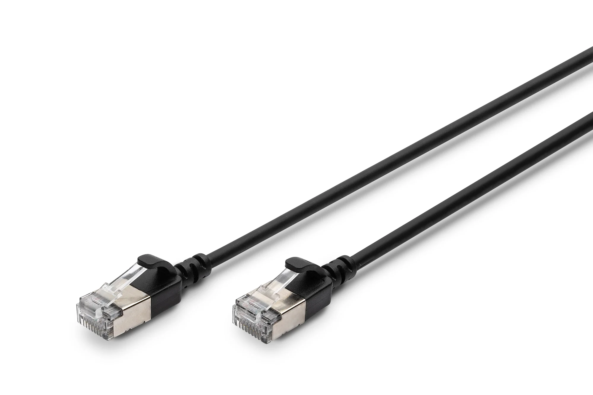 DIGITUS Slim Patchkabel, Kat. 6A, F/FTP, schwarz, 1,5 m (EAN: 4016032498186)