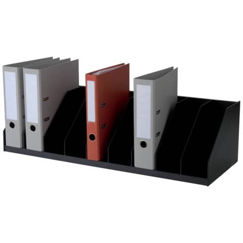 PAPERFLOW Belegfach, feste Einteilung, 9 Fächer, schwarz (EAN: 3660141030655)