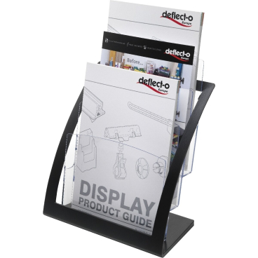 deflecto Prospekthalter Contemporary, DIN A4, schwarz (EAN: 0079916028071)