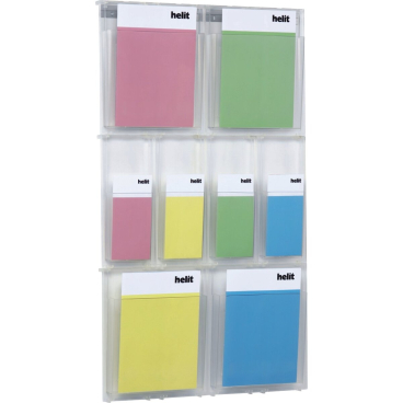 helit Wanddisplay "the placativ", 4x DIN A4 + 4x 1/3 DIN A4 (EAN: 4012086008135)