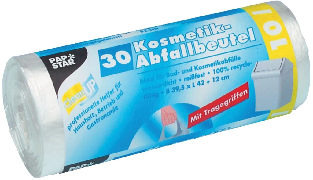 STARPAK Mülleimerbeutel HDPE, 10 Liter, transparent (EAN: 4002911120798)