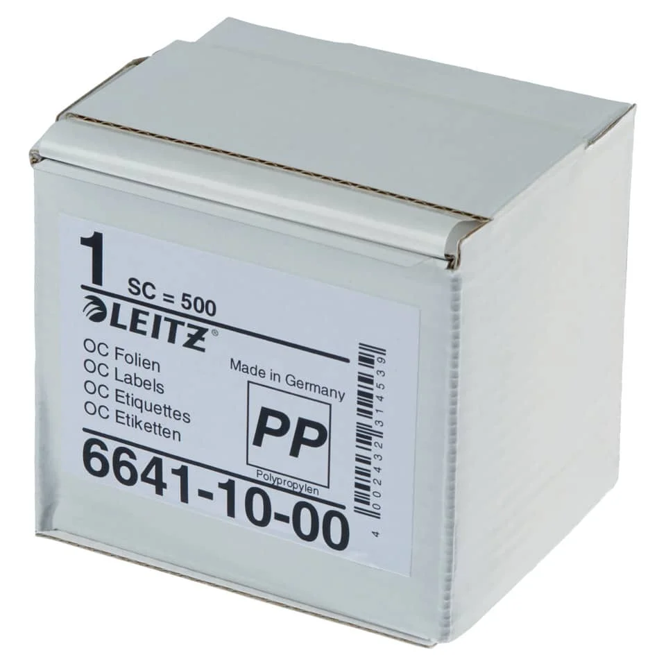 LEITZ Schutzfolienschildchen auf Rolle, transparent (EAN: 4002432314539)