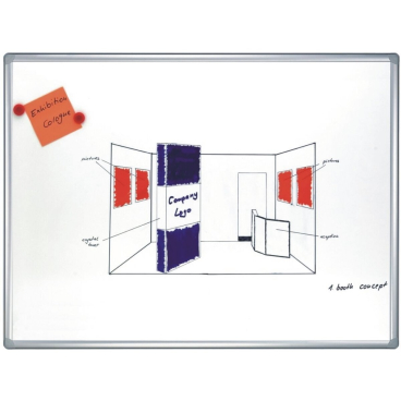 FRANKEN Weißwandtafel PRO, emailliert, 1.000 x 750 mm (EAN: 4016946206167)