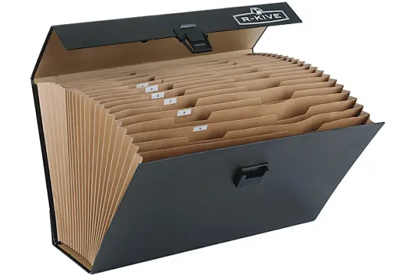 Fellowes Fächertasche Handifile, 19 Fächer, schwarz (EAN: 0043859654512)