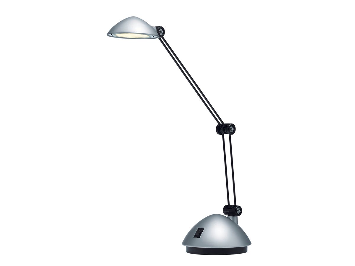 Hansa LED-Tischleuchte Space, silber satiniert (EAN: 7612176074377)