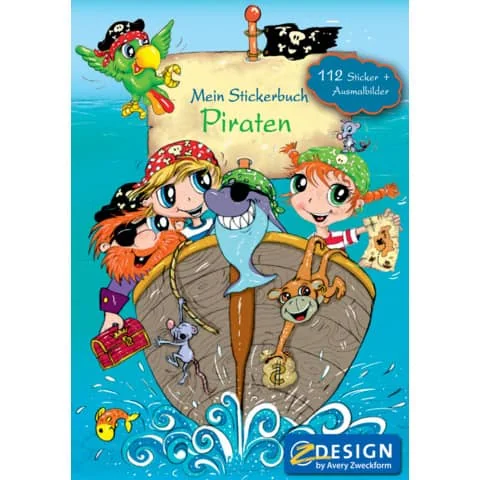 AVERY Zweckform Stickerspielbuch, DIN A5, Pirat (EAN: 4004182577974)
