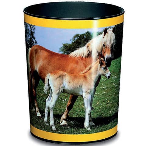 Läufer Papierkorb "Pferd und Fohlen" (EAN: 4006677265571)
