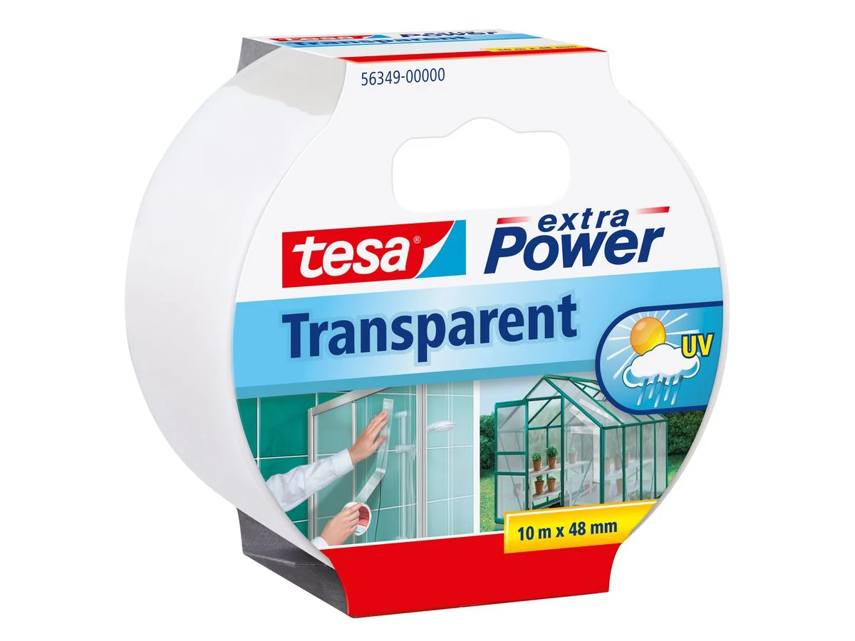 tesa Folienband extra Power Transparent, 48 mm x 10 m (EAN: 4042448033222)
