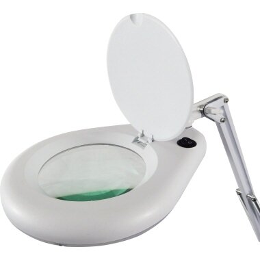 UNiLUX LED-Lupenleuchte ZOOM, mit Tischklemme, weiß (EAN: 3595560027682)