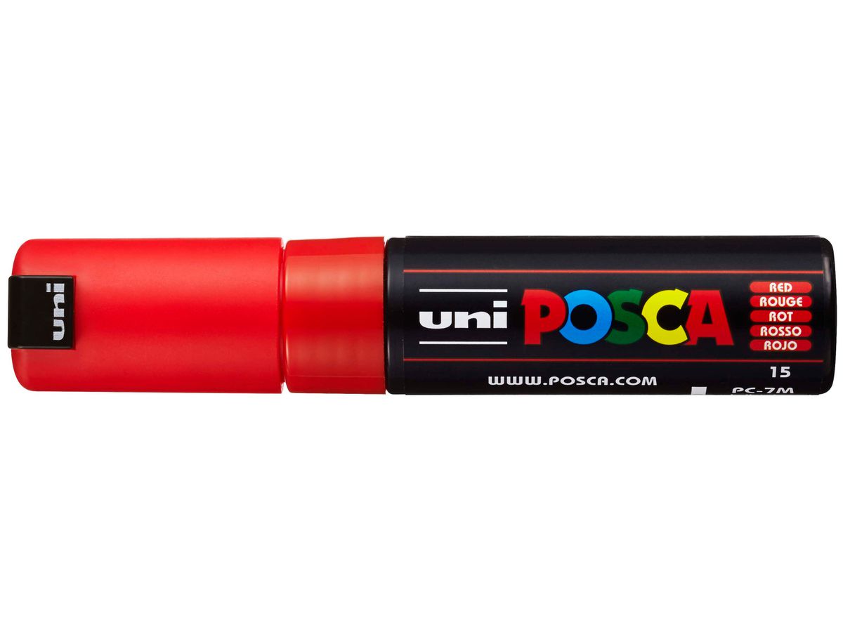 POSCA Pigmentmarker PC-7M, rot (EAN: 4902778228357)