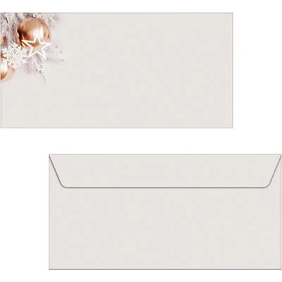 sigel Weihnachts-Umschlag Christmas in rose gold, DIN lang, rosé-gold (EAN: 4004360786488)