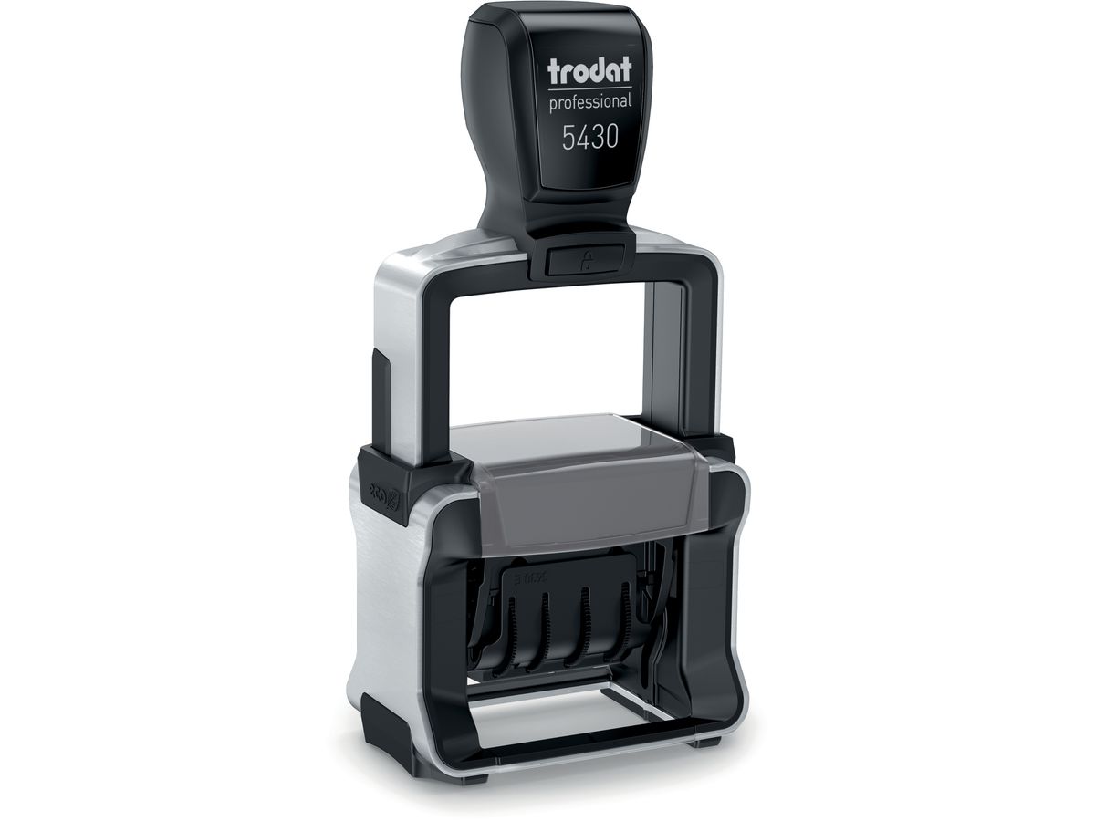 trodat Datumstempel Professional 4.0 5430L, blau/rot (EAN: 0190084213455)