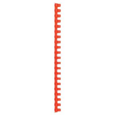 GBC Plastikbinderücken CombBind, DIN A4, 16 mm, rot (EAN: 0033816048652)