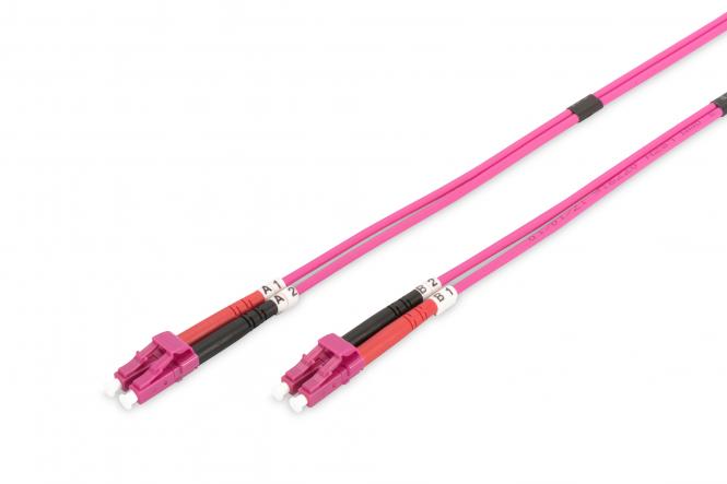DIGITUS LWL Patchkabel,  LC-Duplex - LC-Duplex, OM4, 5,0 m (EAN: 4016032308829)