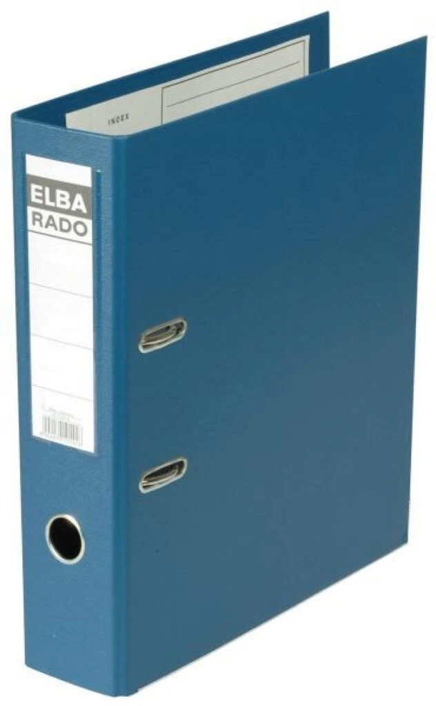 ELBA Ordner rado plast, Rückenbreite: 80 mm, blau (EAN: 4002030101418)