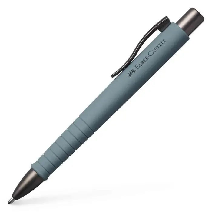 FABER-CASTELL Druckkugelschreiber POLY BALL XB, stone grey (EAN: 6933256643407)