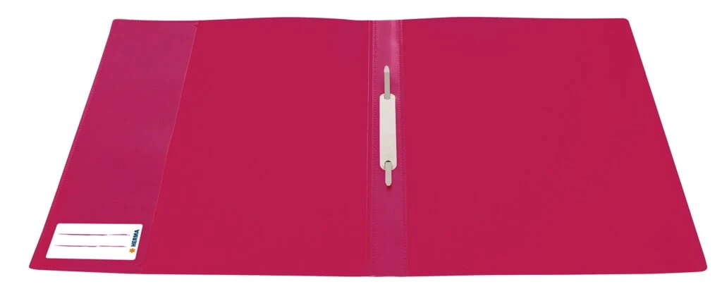 HERMA Schnellhefter, aus PP, DIN A4, transluzent-pink (EAN: 4008705194914)