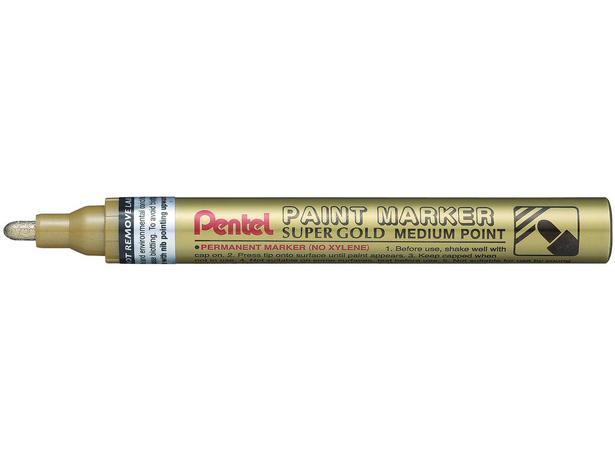 Pentel Lackmarker PAINT MARKER MMP10, gold (EAN: 0884851016843)