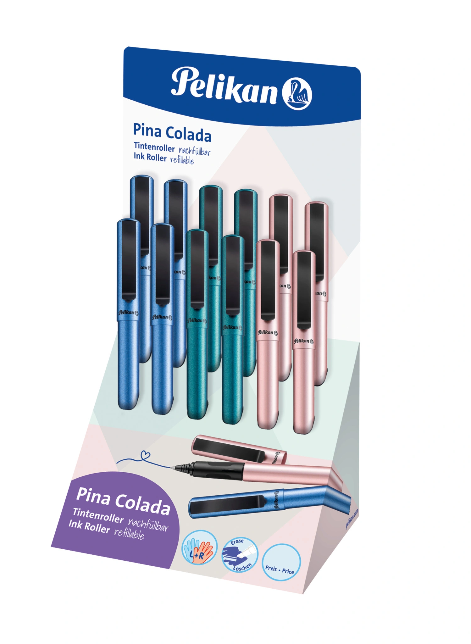 Pelikan Tintenroller Pina Colada, 12er Display (EAN: 4012700605504)