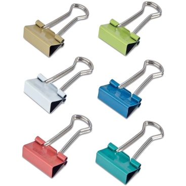 MAUL Foldback-Klammer mauly 214, Breite: 19 mm, Trendfarben (EAN: 4002390080910)