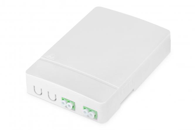 DIGITUS FTTH Gehäuse, 2 x LC/APC DX Kupplung, weiß (EAN: 4016032494676)