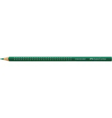 FABER-CASTELL Dreikant-Buntstift Colour GRIP, smaragdgrün (EAN: 4005401124412)