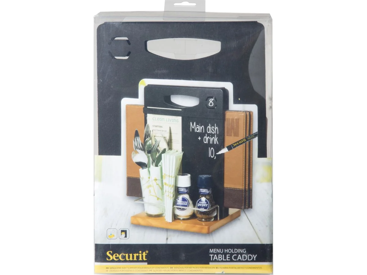Securit Tischaufsteller TABLE CADDY, mit Kreidetafel (EAN: 8719075283097)