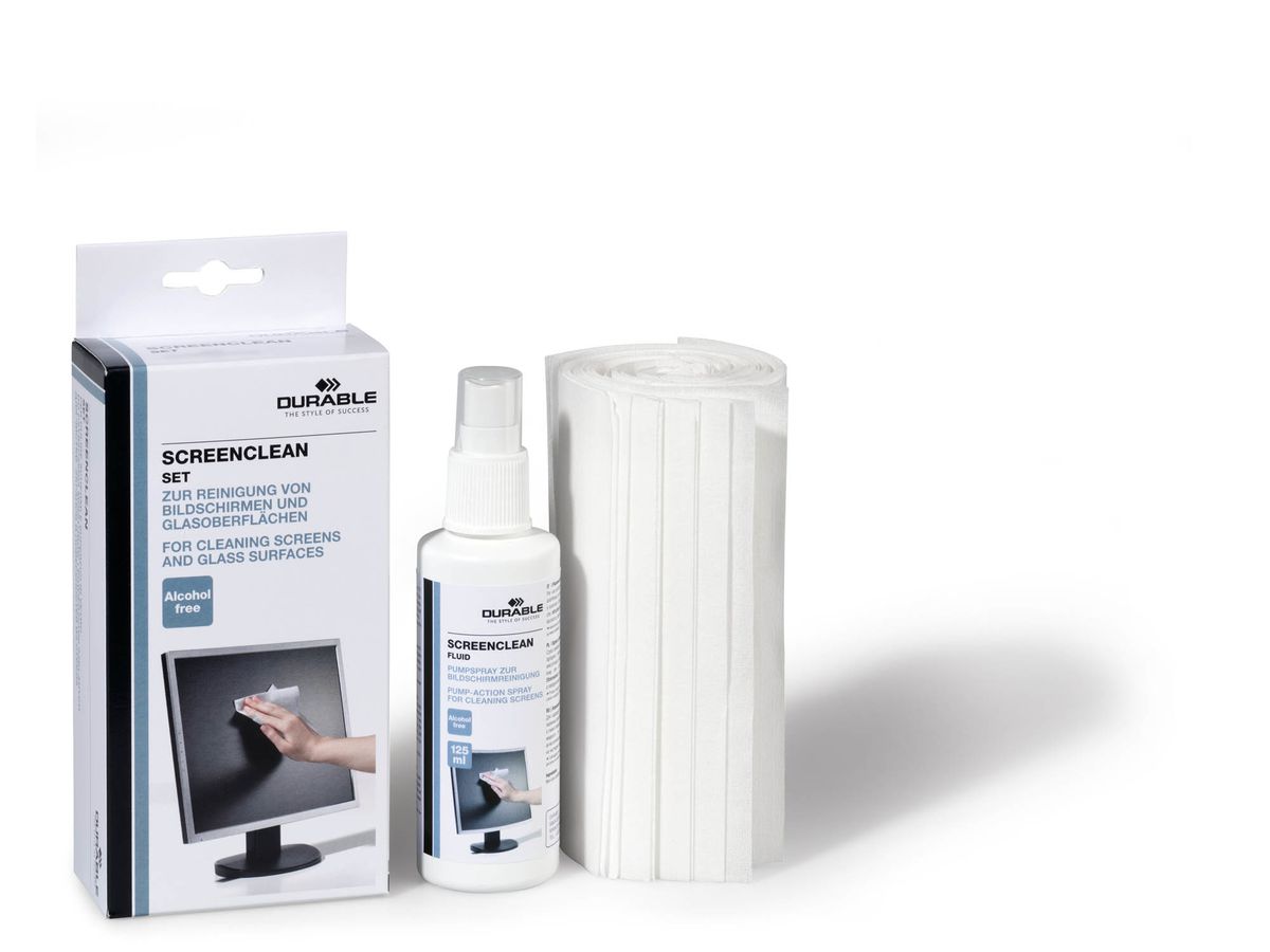 DURABLE Bildschirm-Reinigungs-Set SCREENCLEAN SET (EAN: 4005546501017)