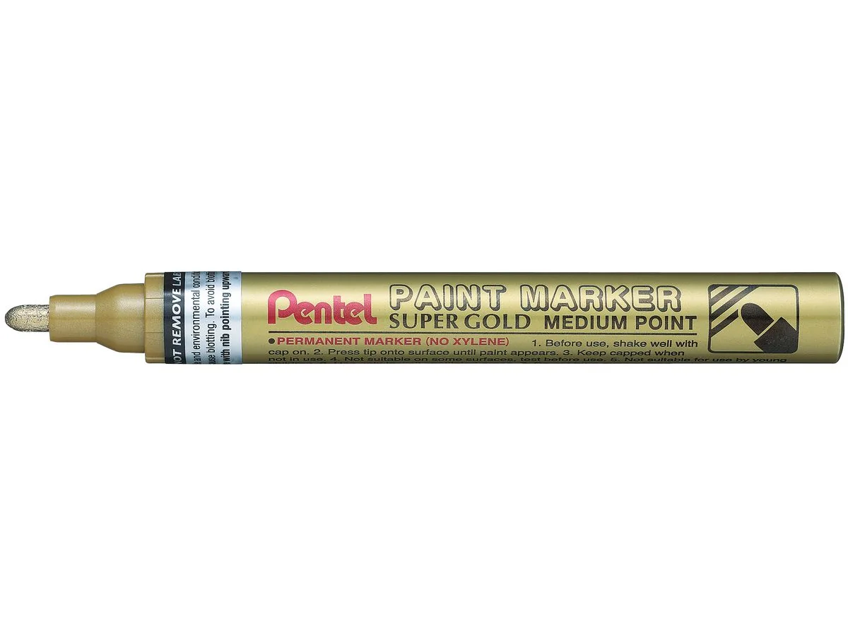 Pentel Lackmarker PAINT MARKER MMP10, gold (EAN: 0884851016843)