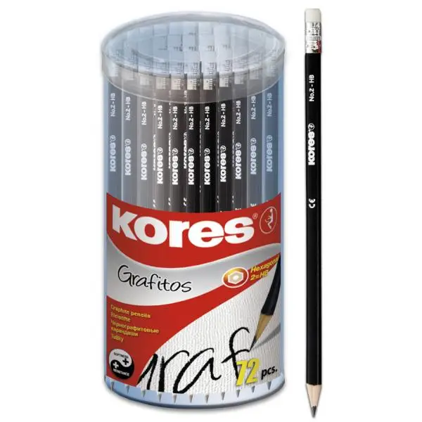 Kores Bleistift "GRAFITOS", Härtegrad: HB, sechseckig (EAN: 9023800926722)