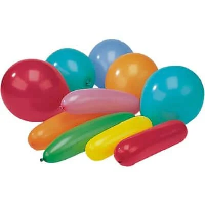 PAPSTAR Luftballons, Farben und Formen sortiert, 20 Stück, farbig sortiert (EAN: 4002911186510)