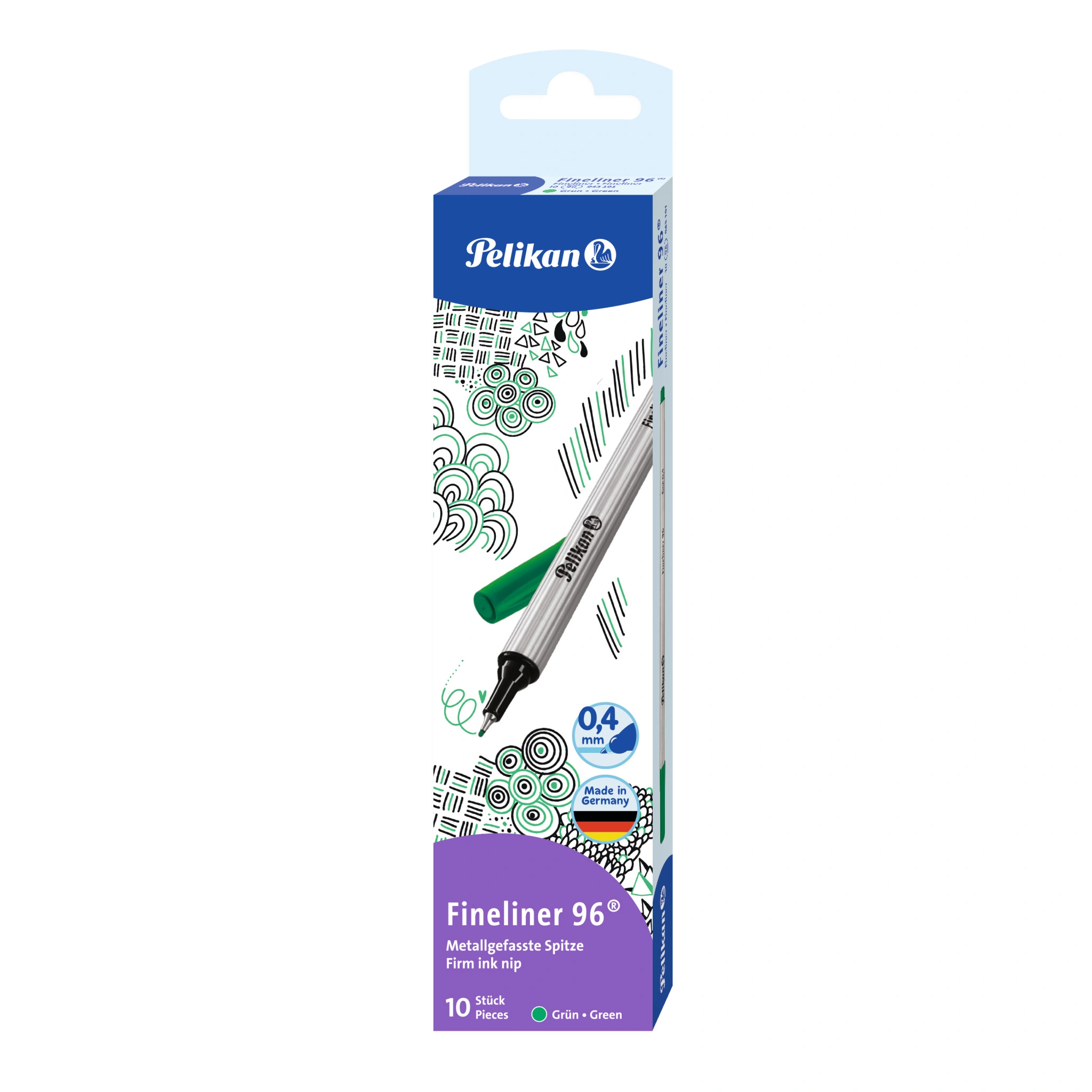 Pelikan Fineliner 96, Strichstärke: 0,4 mm, grün (EAN: 4012700943194)