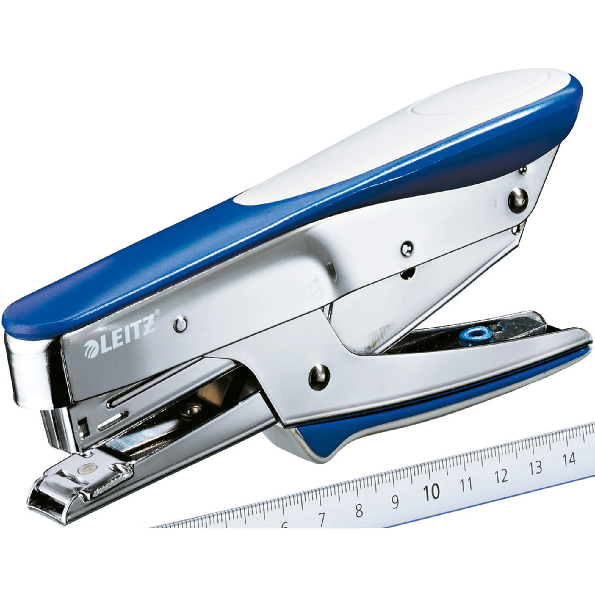 LEITZ Heftzange 5545, Heftleistung: 15 Blatt, water (EAN: 4002432486663)