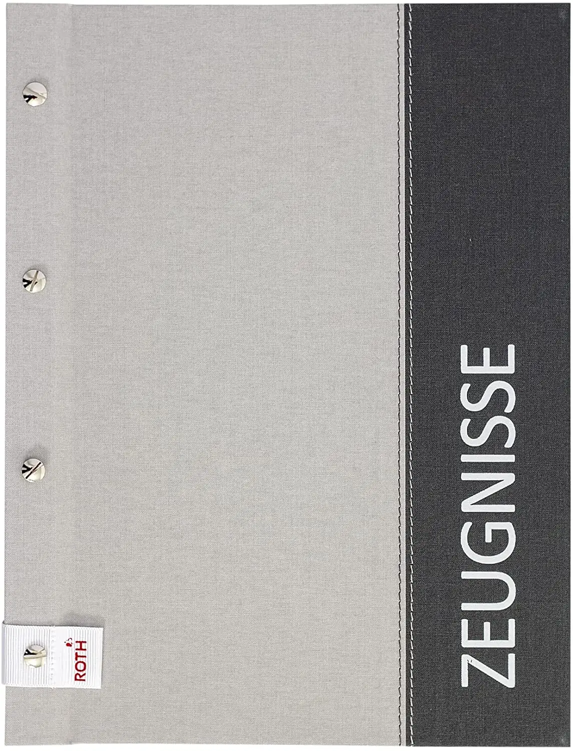 ROTH Zeugnismappe "Spectrum", DIN A4, grau (EAN: 4028279893136)