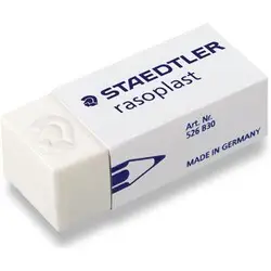 STAEDTLER Kunststoff-Radierer rasoplast B40, weiß (EAN: 4007817524206)
