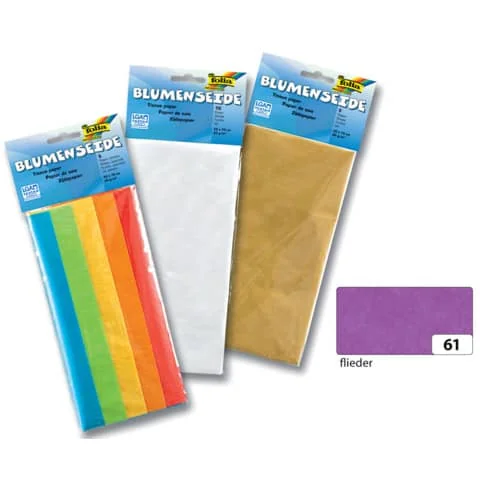 folia Seidenpapier, (B)500 x (H)700 mm, 20 g/qm, flieder (EAN: 4001868900613)