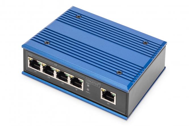 DIGITUS Industrial Gigabit Switch, 5-Port, Unmanaged (EAN: 4016032458838)