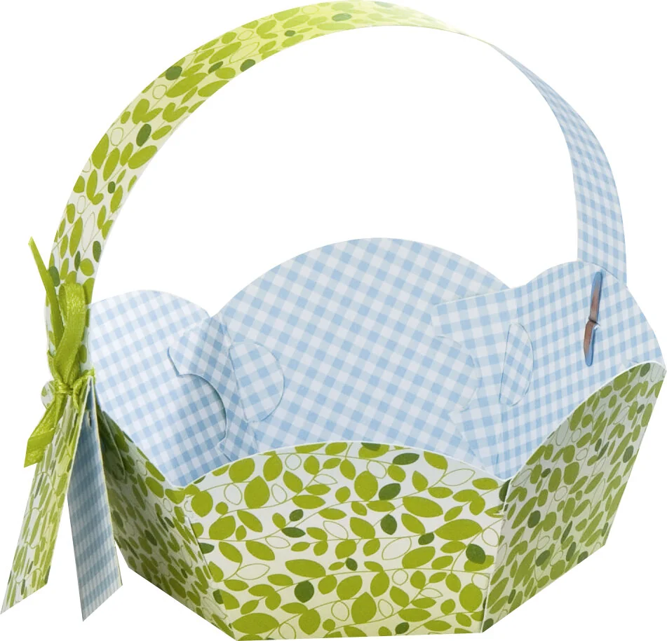 folia Geschenkkörbchen aus Motivkarton, Durchm.: 115 mm (EAN: 4001868057607)