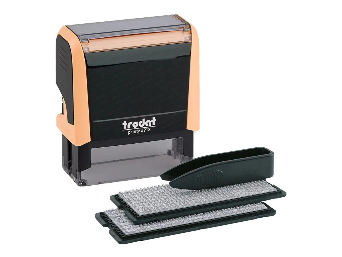 trodat Textstempel-Set Printy 4913 Typomatic, pastell-creme (EAN: 9010035808640)