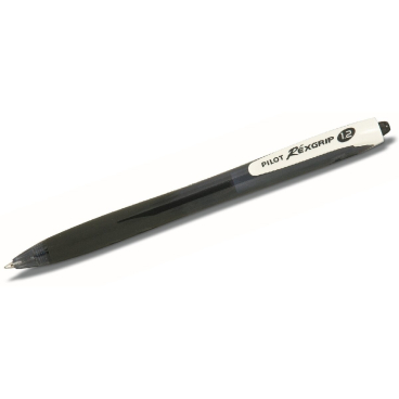 PILOT Druckkugelschreiber REXGRIP Begreen, B, schwarz (EAN: 4902505413667)