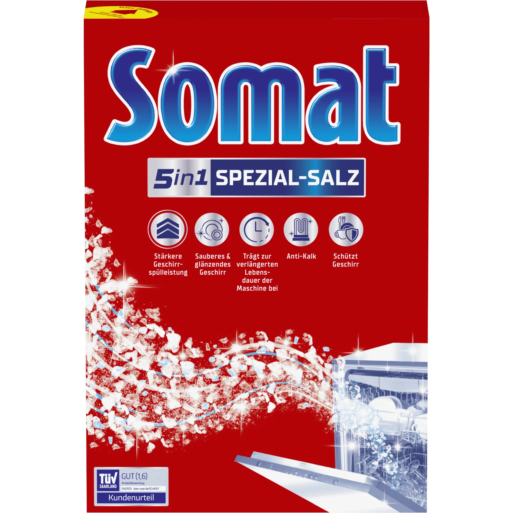 Somat 5-in-1 Spülmaschinensalz SPEZIAL, 1,2 kg Karton (EAN: 4015200035765)