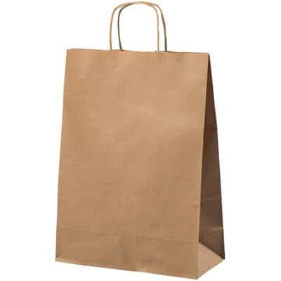 MAILmedia Papier-Tragetasche mit Kordel, 8,7 Liter, braun (EAN: 4003928017705)