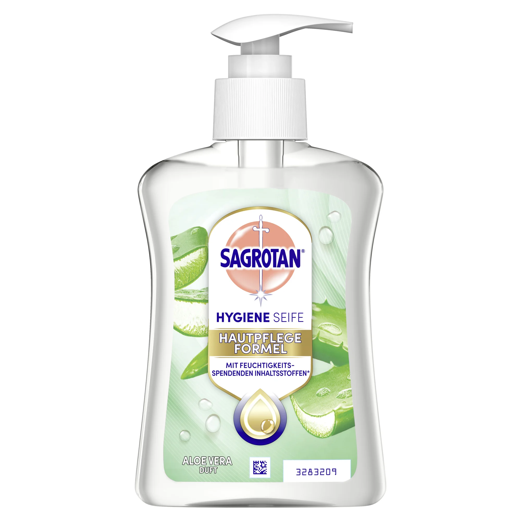 SAGROTAN Handwaschseife Aloe Vera, 250 ml Pumpflasche (EAN: 4002448099871)
