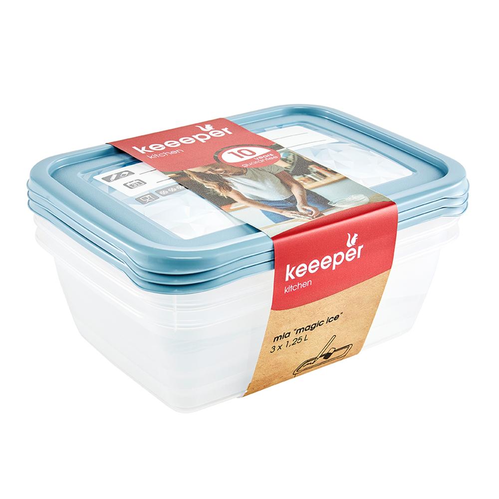 keeeper Gefrierdosen-Set Mia "Magic Ice", 3x 1,25 Liter (EAN: 4052396083101)