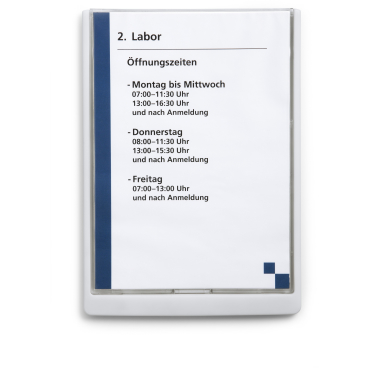 DURABLE Türschild CLICK SIGN, DIN A4, weiß (EAN: 4005546405506)