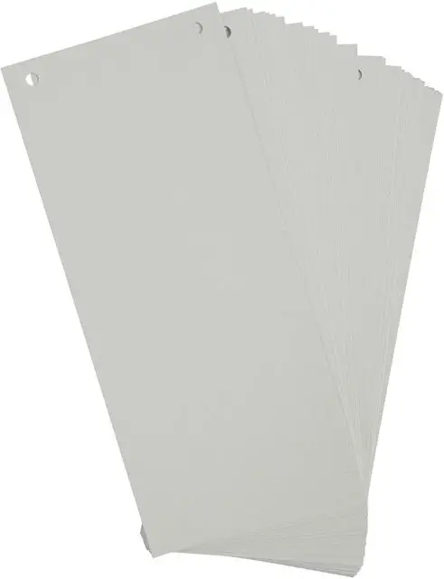 EXACOMPTA Trennstreifen Recycling, 105 x 240 mm, grau (EAN: 3130630134855)