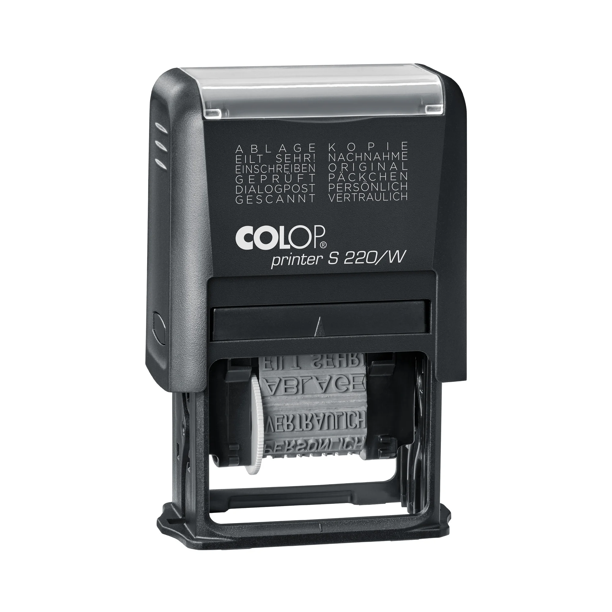 COLOP Wortbandstempel Printer S220/W, schwarz (EAN: 9004362555827)