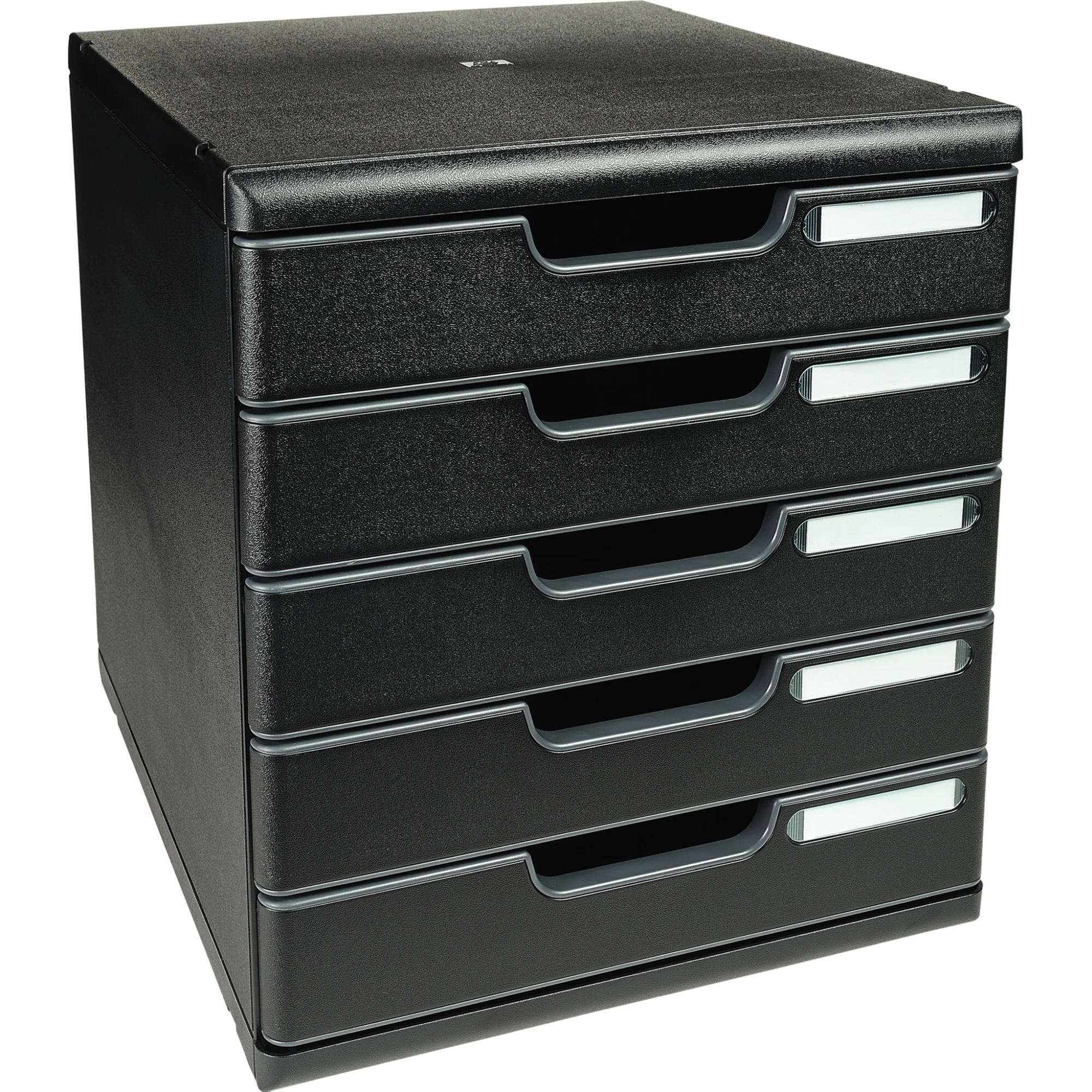 EXACOMPTA Schubladenbox MODULO A4, 5 Schübe, schwarz (EAN: 9002493422728)