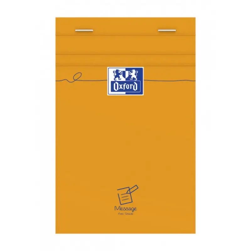 Oxford Gesprächs-Notizblock, 110 x 170 mm, 80 Blatt, orange (EAN: 3020121062937)