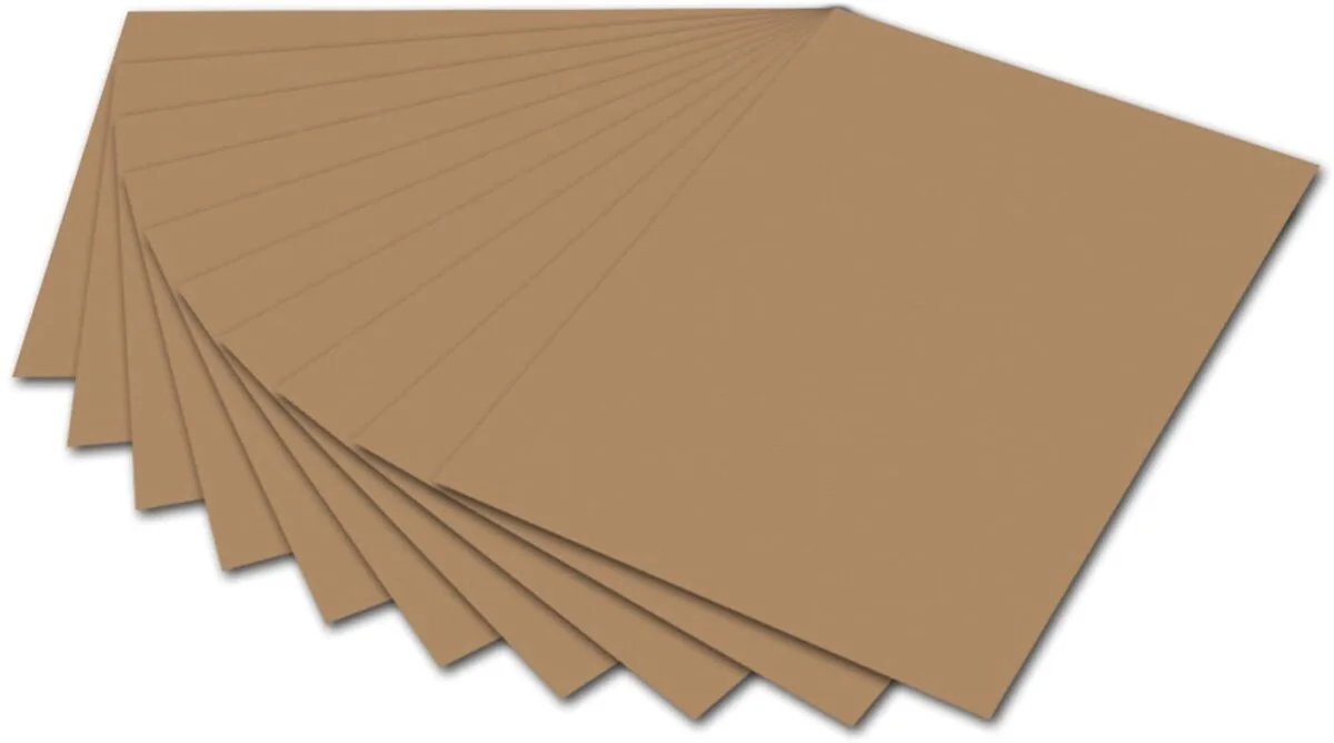 folia Tonkarton, (B)500 x (H)700 mm, 220 g/qm, rehbraun (EAN: 4001868618754)